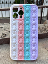 iPhone "13 Pro Max" Fidget Stress Release Pop-Up Case - White & Lilac