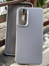 Samsung Galaxy "A15" Leather Textured Case - Gray