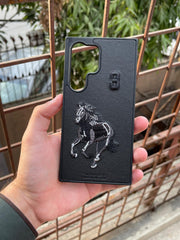 Samsung Galaxy "S24 ULTRA" Polo Embroidered Case - Black