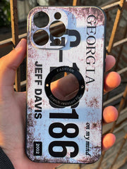 iPhone "13 Pro Max" Silicone "Retro" Edition Case - Light Gray