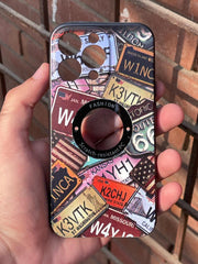 iPhone "13 Pro" Silicone "Retro" Edition Case - Number Plate