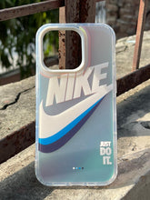 iPhone "14 Pro" Rainbow Translucent Shade Matte Case - White Nike