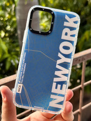 iPhone "11 Pro" Rainbow Translucent Shade Matte Case - NewYork