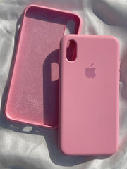 iPhone "X/XS" Silicone Case "Baby Pink"