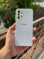 Samsung Galaxy "A13" Tempered Glass "Chrome" Case - Gray