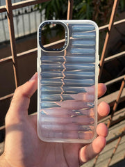 iPhone "13/14" Translucent Jump Style Silicone Case - White