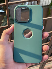 iPhone "14 Pro Max" Premium Ring Silicone Case - Green