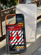 iPhone "13 Pro Max" Premium Grade Silicone "OFF-WHITE" Case - Black