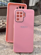 Oppo "F19 Pro" Tempered Glass "Chrome" Case - Pink