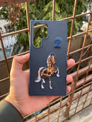 Samsung Galaxy "S23 ULTRA" Polo Embroidered Case - Blue