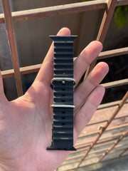 Apple Watch Silicone "Ocean Band" - Black