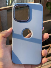 iPhone "14 Pro Max" Premium Ring Silicone Case - Blue