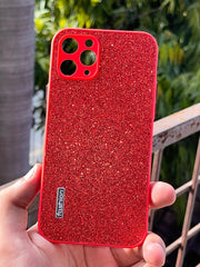 iPhone "11 Pro" Glitter Sparkle Case - Red
