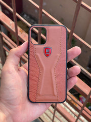 iPhone "12 Mini" Luxury "MIKKI" Leather Case - Brown