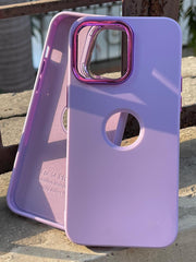 iPhone "14 Pro Max" Premium Ring Silicone Case - Purple