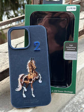 iPhone "14 Pro Max" Polo Embroidered Case - Blue