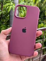 iPhone "12 Pro Max" Silicone Case "Plum"