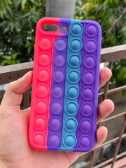 iPhone "7/8 Plus" Fidget Stress Release Pop-Up Case - Purple