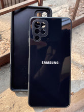 Samsung Galaxy "A12" Tempered Glass "Solid" Case - Black