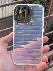 iPhone "13 Pro" Translucent Jump Style Silicone Case - White