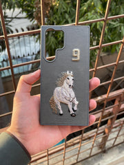 Samsung Galaxy "S23 ULTRA" Polo Embroidered Case - Gray