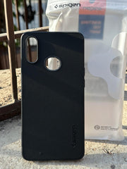 Samsung Galaxy "A10S" Spigen Rugged Texture Case - Black