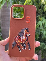 iPhone "14 Pro Max" Polo Classic Case - Brown