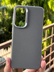 Samsung Galaxy "A35" Leather Textured Case - Gray