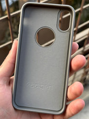 iPhone "XR" Spigen Premium Woven Stitched Case - Gray