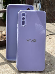 Vivo "S1/V15 (4G)" Tempered Glass "Solid" Case - Purple