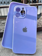 iPhone "13 Pro Max" Tempered Glass "Solid" Case - Lilac