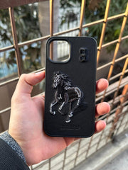 iPhone "11 Pro" Polo Embroidered Case - Black