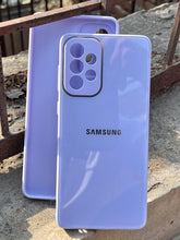 Samsung Galaxy "A73" Tempered Glass "Chrome" Case - Purple