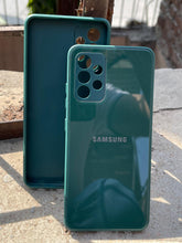 Samsung Galaxy "A32 (4G)" Tempered Glass "Solid" Case - Green