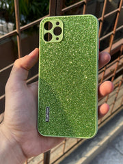 iPhone "11 Pro Max" Glitter Sparkle Case - Green