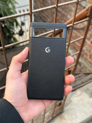 Google Pixel "6A" Premium Leather Texture Case - Black