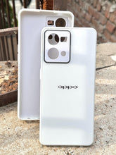 Oppo "F21 Pro (4G)" Tempered Glass "Chrome" Case - White