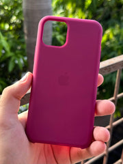 iPhone "11 Pro" Silicone Case "Plum"