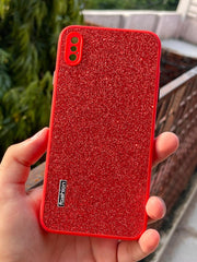 iPhone "XS Max" Glitter Sparkle Case - Red