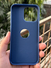 iPhone "16 Pro Max" Spigen Premium Woven Stitched Case - Blue