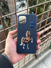 iPhone "11 Pro Max" Polo Embroidered Case - Blue