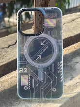 iPhone "13 Pro" Translucent Circuit Case - Black