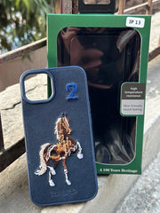 iPhone "13/14" Polo Embroidered Case - Blue