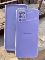 Samsung Galaxy "A12" Tempered Glass "Solid" Case - Purple