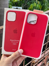 iPhone "12 Pro Max" MagSafe Silicone Case - Red