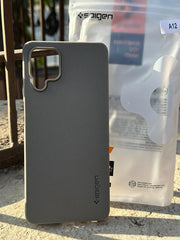 Samsung Galaxy "A12" Spigen Rugged Texture Case - Gray