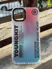 iPhone "13/14" Rainbow Translucent Shade Matte Case - YoungKit