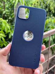 iPhone "11 Pro Max" Spigen Rugged Texture "LOGO-CUT" Case - Blue
