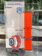 Apple Watch Silicone "Ocean Band" - Alpine Orange
