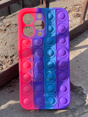 iPhone "13 Pro" Fidget Stress Release Pop-Up Case - Purple